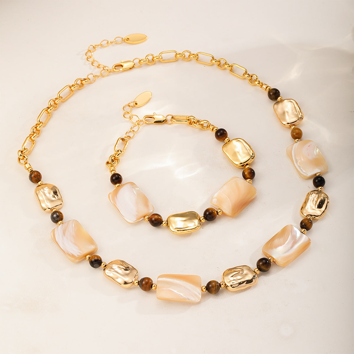 Women's Beaded Suite Fashion Suit High-grade Clavicle Jewelry Set