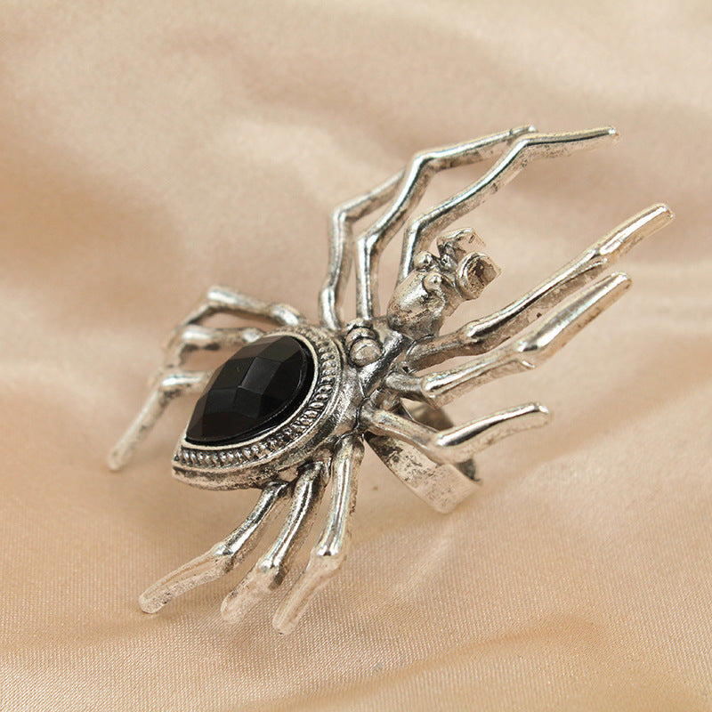 Halloween High Profile Retro Hip Hop Dark Alloy Punk Open Ring