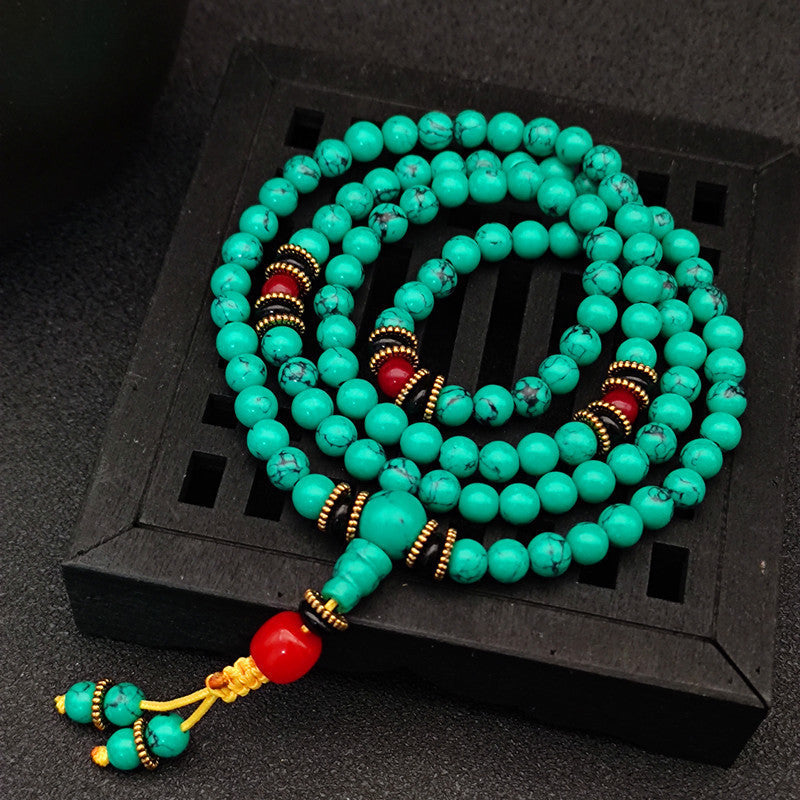 Women's & Men's Beads Turquoise Tibetan Ethnic Style Tourist Bracelets