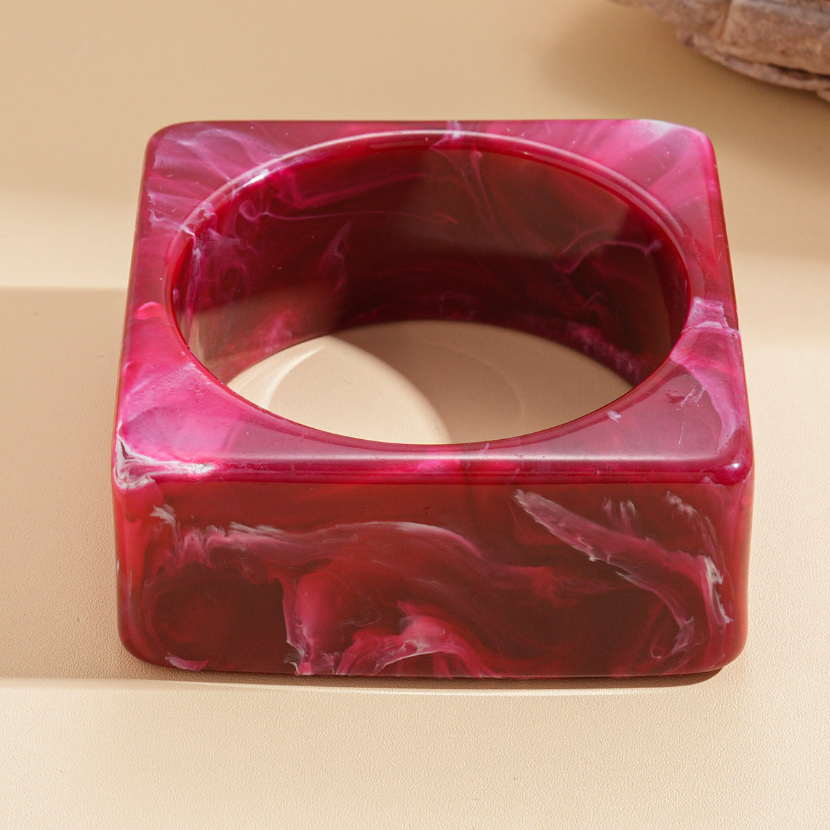Women's Irregular Resin Minority Simple Retro Temperament Personality Fashion Design Unique Bracelets
