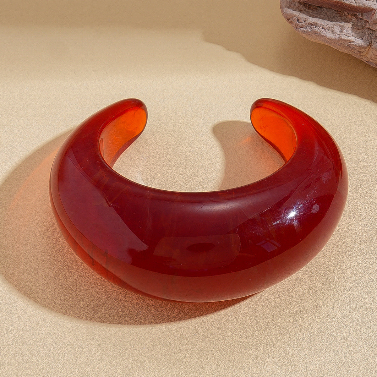 Women's Irregular Resin Minority Simple Retro Temperament Personality Fashion Design Unique Bracelets