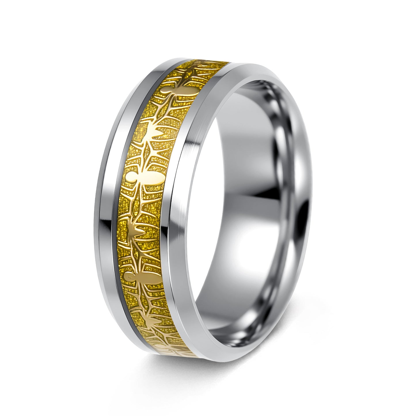 Women's & Men's Anime Movie Surrounding Spider Man Unique Titanium Ring