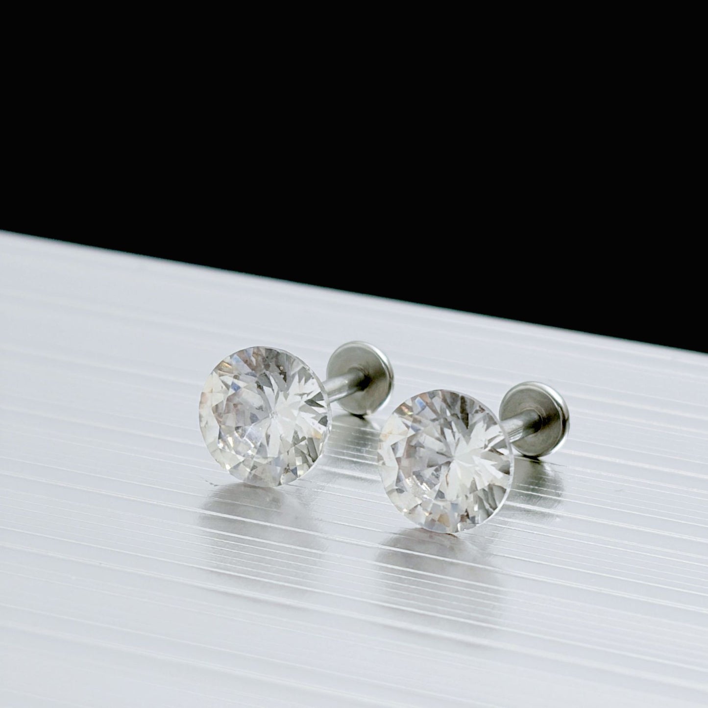 Screw Titanium Steel Ear Bone Sweet Cool Stud Earrings