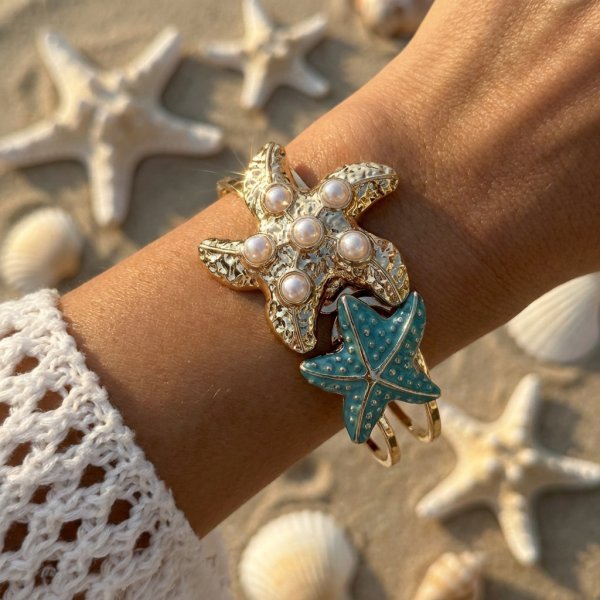 Ocean Style High Sense Seaside Holiday Shell Starfish Bracelet