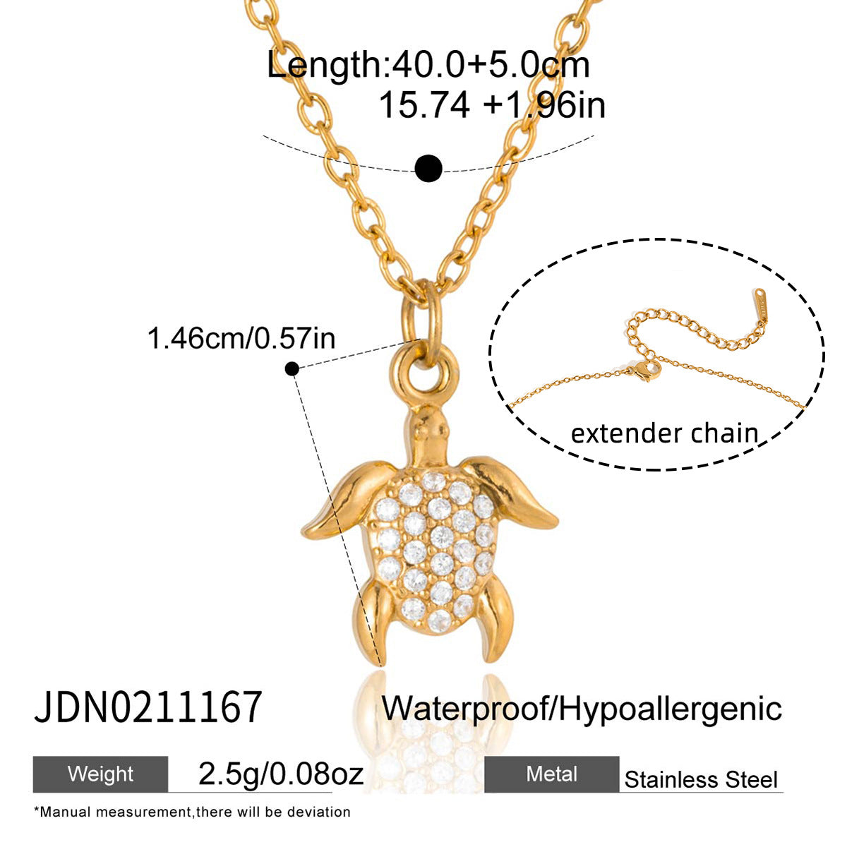 Gold Stainless Steel Zircon Marine Light Luxury High Sense Bracelets