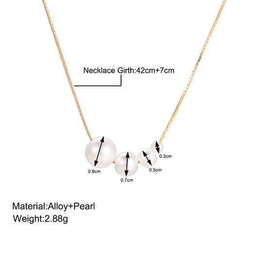 Female Clavicle Chain Light Luxury Minority Design Sense Necklaces