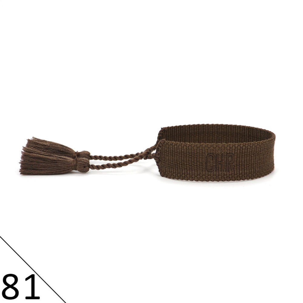 Hand Weaving Fashion Simple Wrist Strap Bracelets