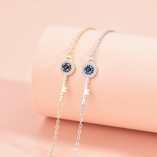 Light Luxury Wind Devil's Eye Key Bracelets