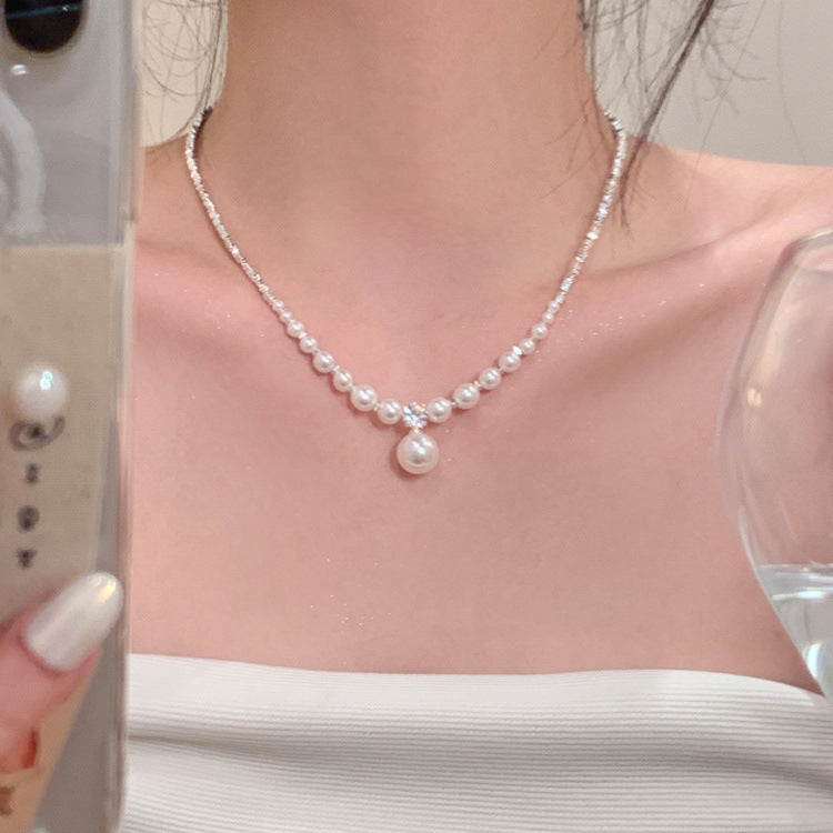 Women's Simple Temperament Clavicle Chain Square Sugar Necklaces