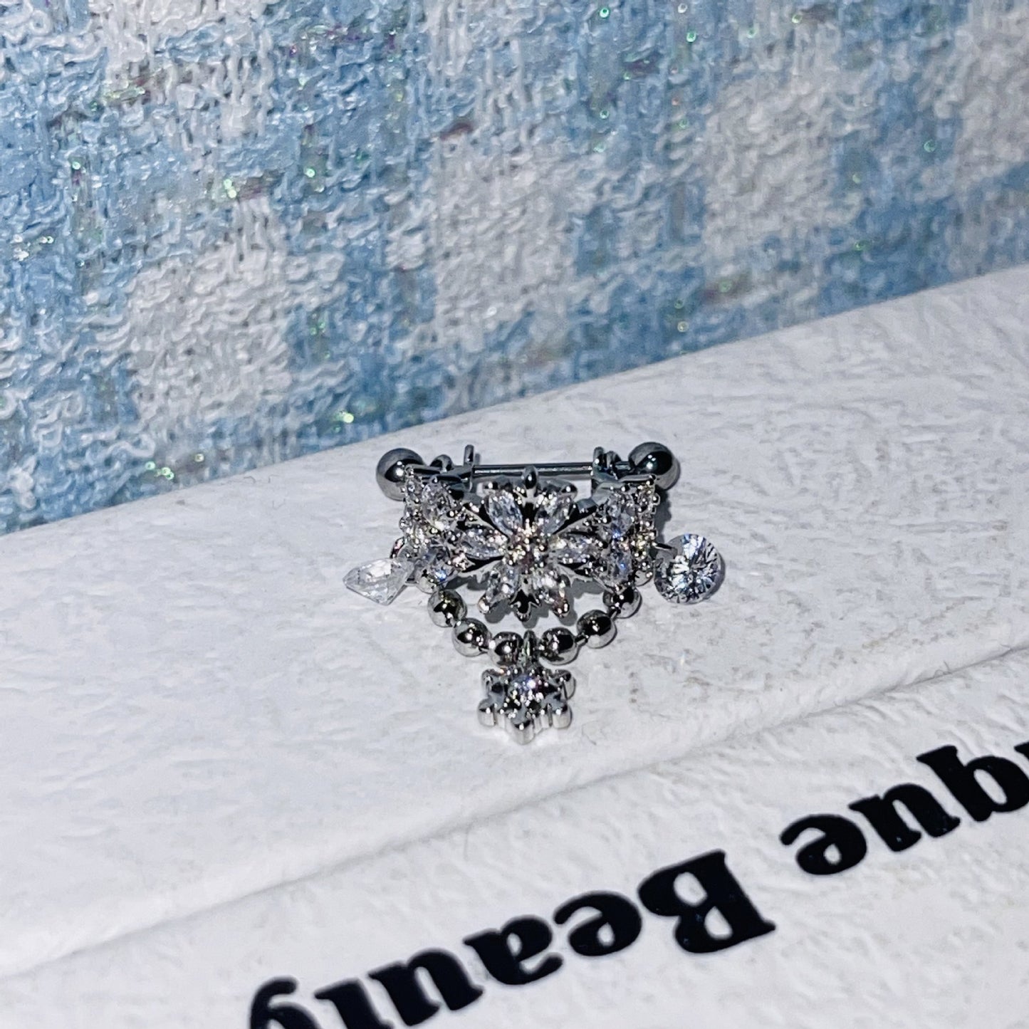 Chain Snowflake Ear Bone Fashion Fresh Temperament Lady Joker Detachable Rings
