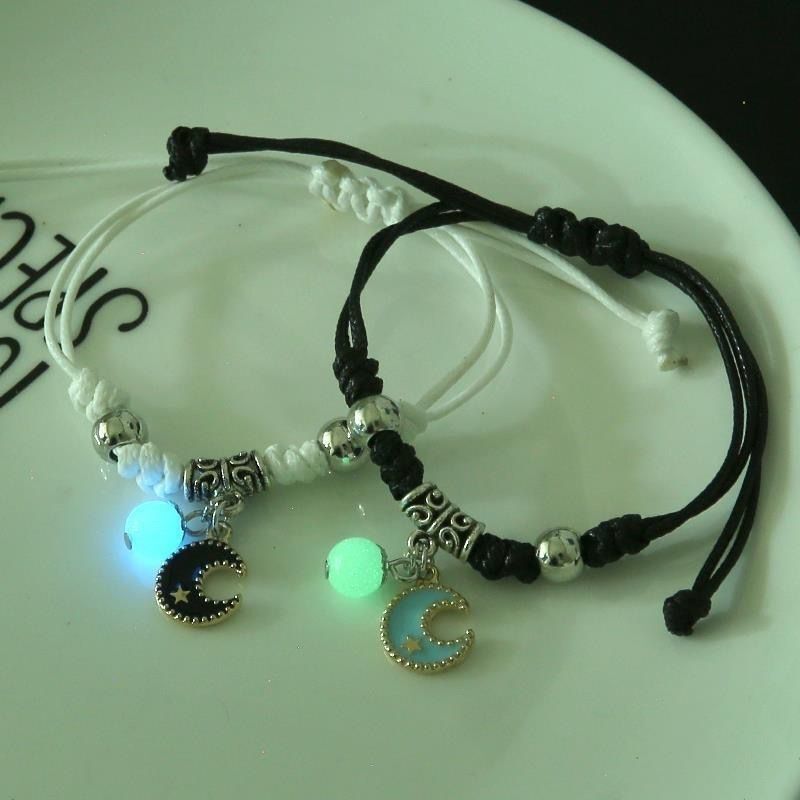 Women's & Men's & Luminous Female Two Girlfriends Friendship Bracelets