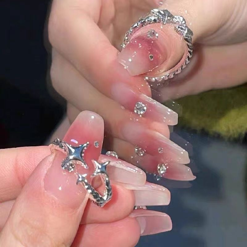 Hollow Stars Female Design Index Finger Sweet Ring