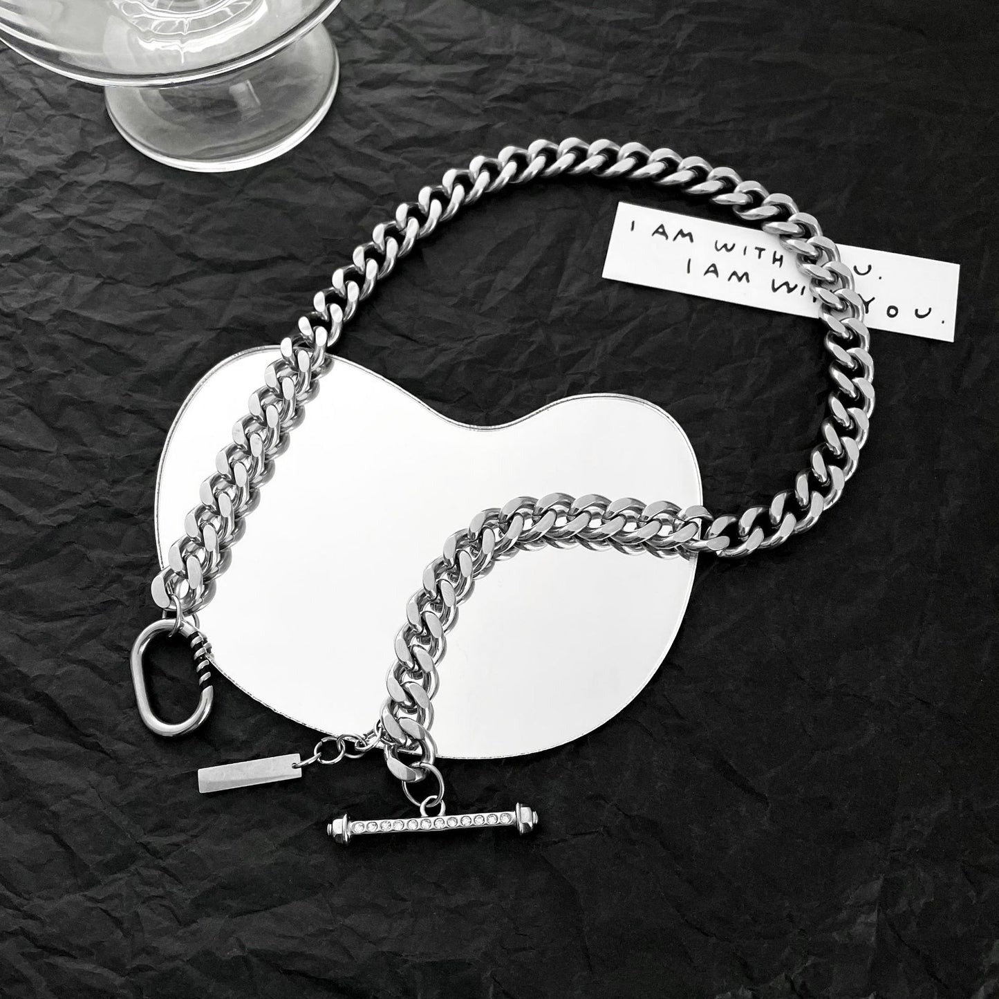 Men's Hip Hop High Street Thick Straps Necklaces