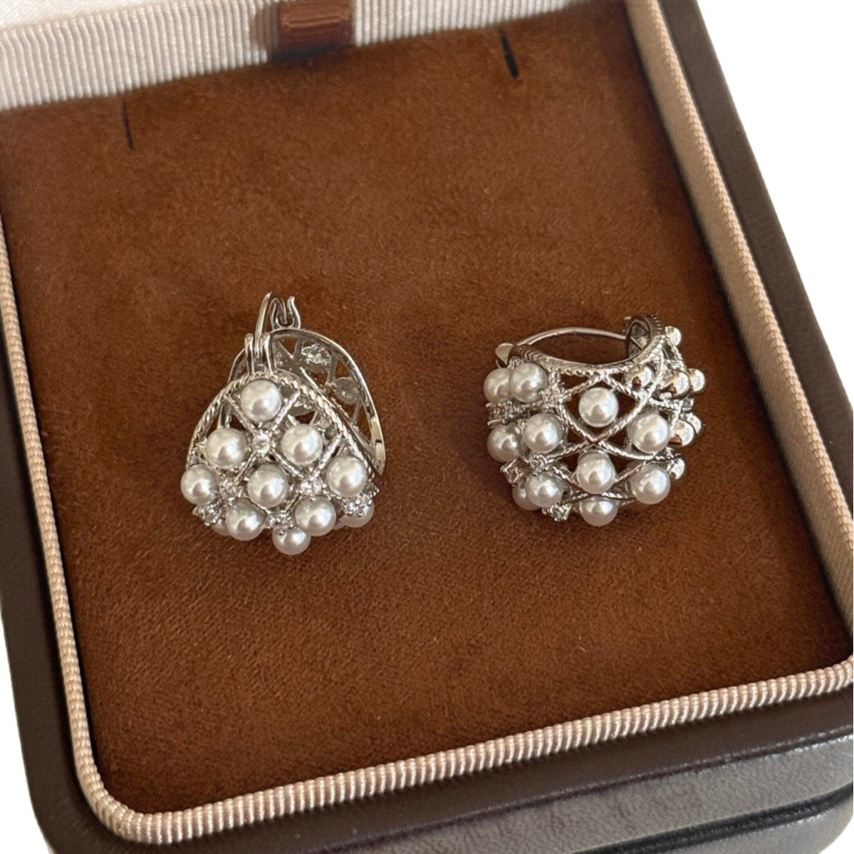 Basket French Entry Lux Dignified Sense Of Design Ear Clip Earrings