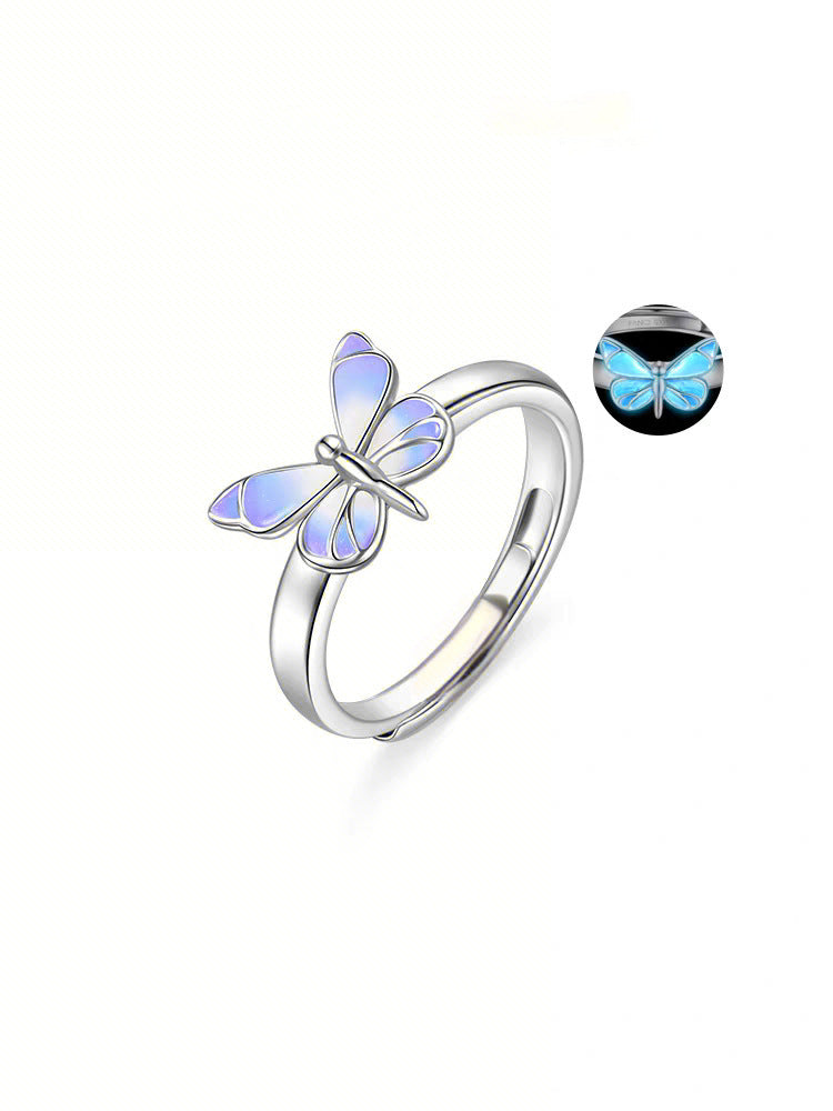 Light Fairy Purple For Design Luminous Stud Earrings