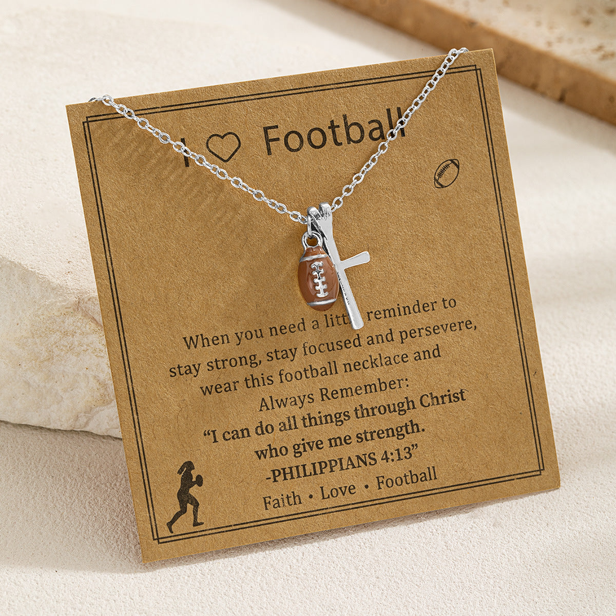 Sports Style Card Alloy Love Cross Basketball Necklaces