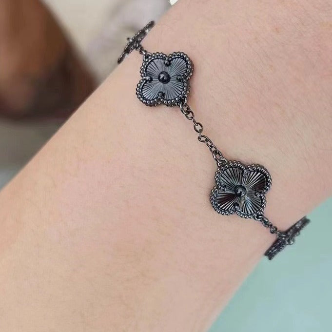Black Clover Double-sided Advanced Versatile Simple Bracelets