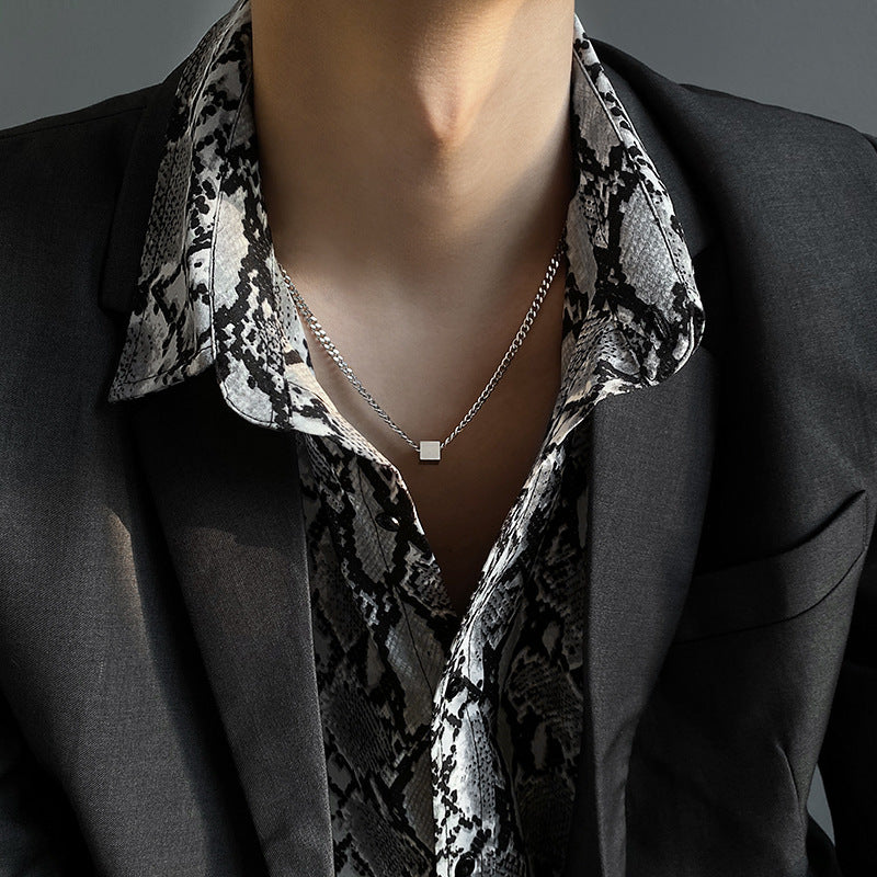 Women's & Men's Niche Design Trendy Clavicle Chain Simple Hip Hop Necklace
