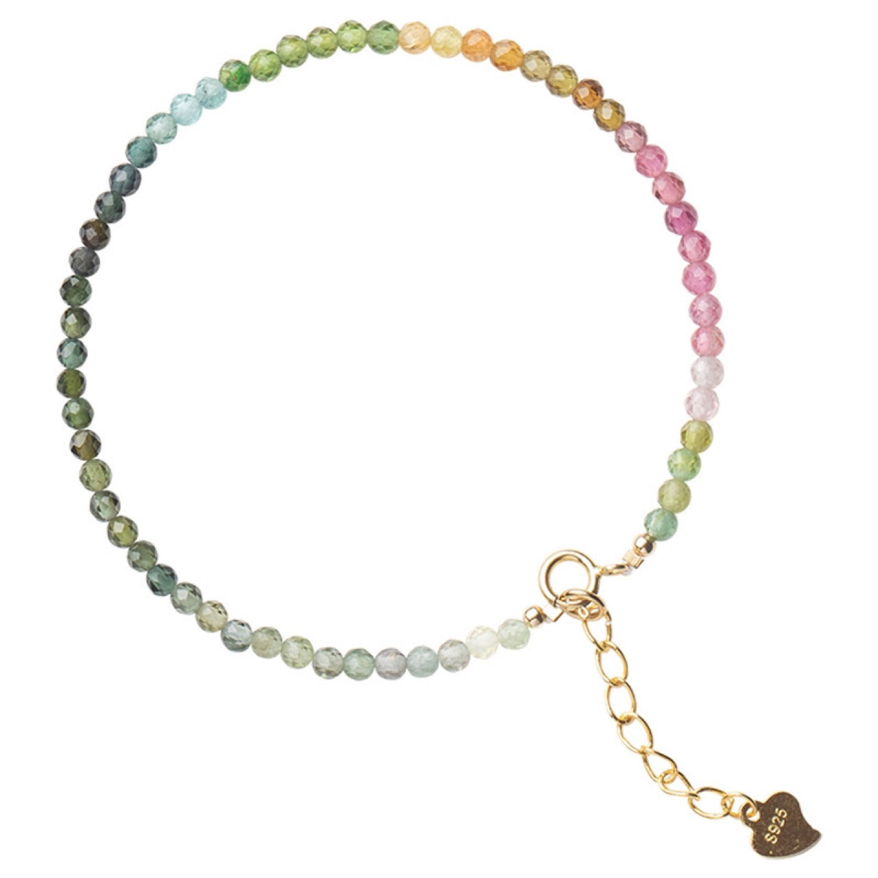 Très petite Tourmaline brésilienne pour femmes, Bracelets naturels exquis et beaux