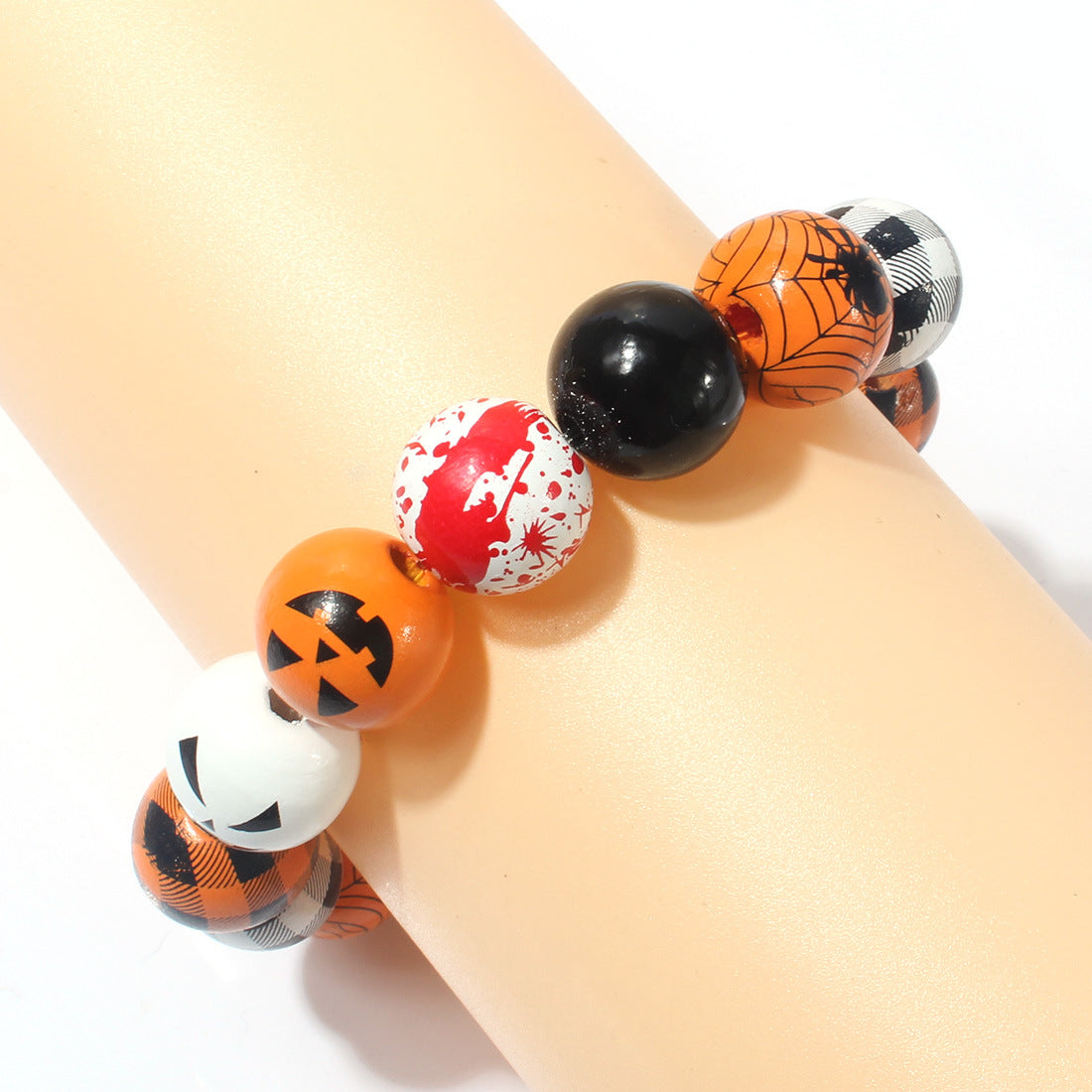 Beliebte lässige, stilvolle Ornament-Halloween-Stretch-Armbänder