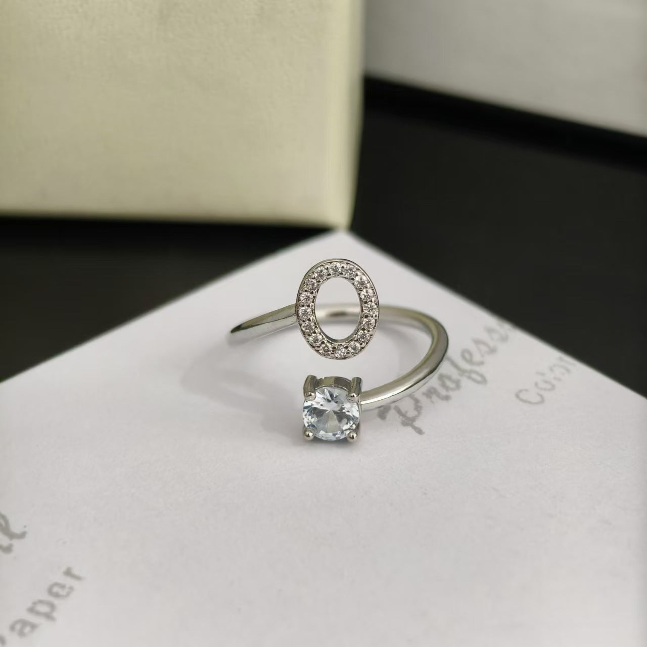 Open Female Your Name My Last English Personality Ring