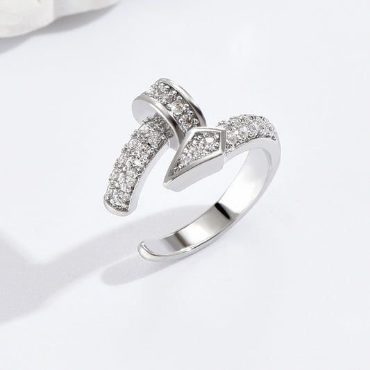 Micro Inlaid Zirconium Nail Bone High-grade Fashion Ear Clip