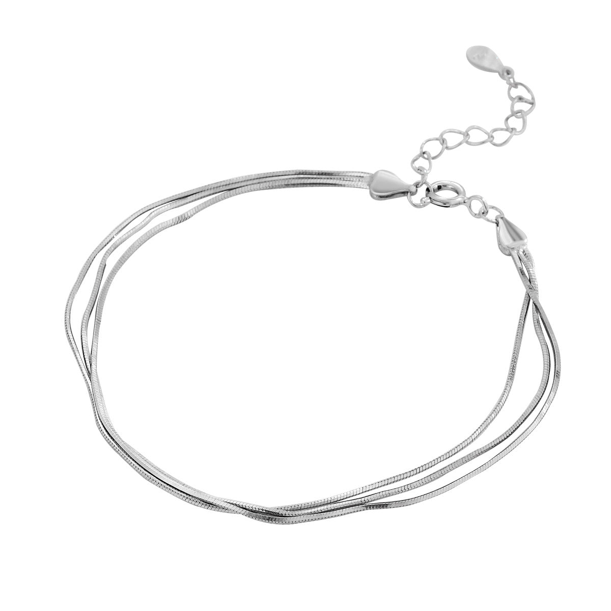 Women's Sterling Sier Snake Bone Temperamental Minority Bracelets