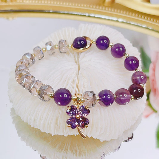 Bracelets d'anniversaire de petite amie de tempérament de cristal super brillant pour femmes