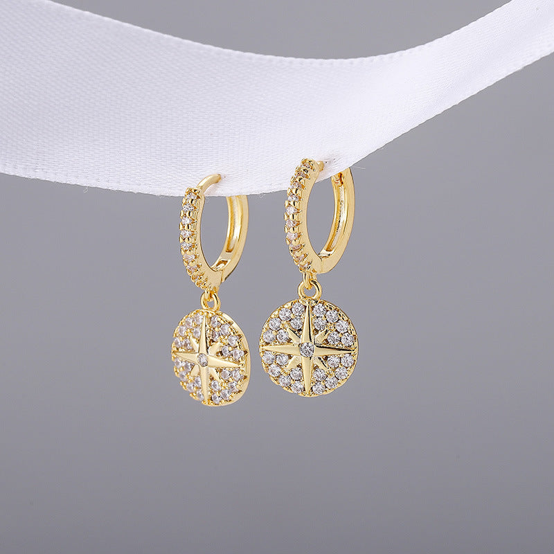 Women's Round Light Luxury Niche Design Advanced Earrings