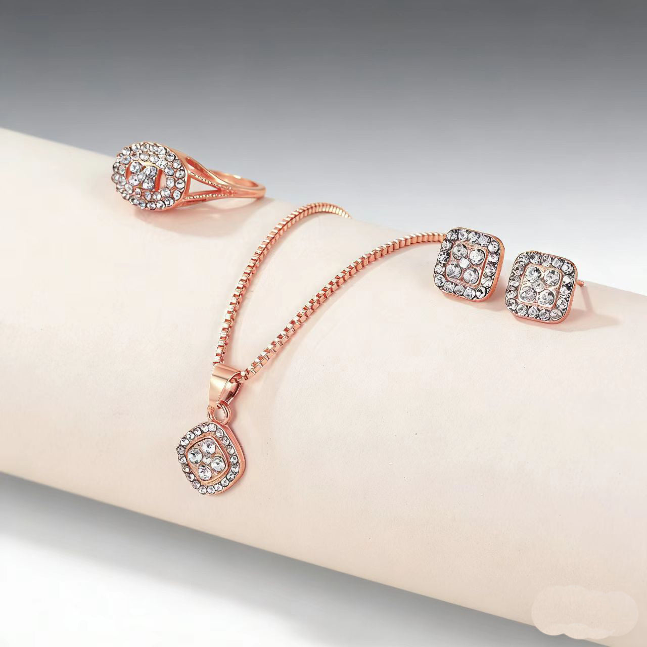 Alloy Light Luxury Geometric Stylish Simple Rings