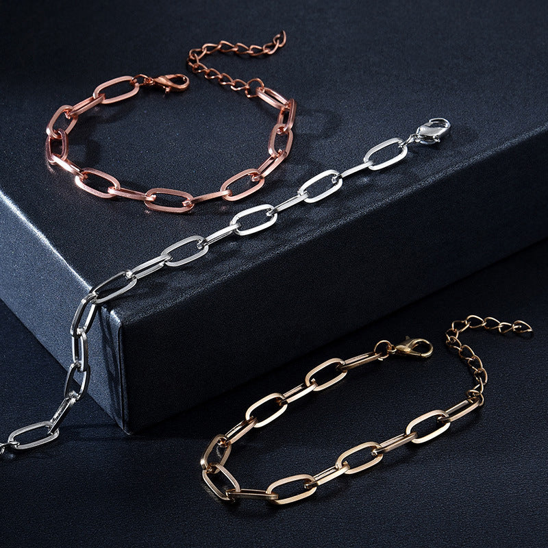 Personalized Cross Chain Fashion Temperament Wild Bracelet