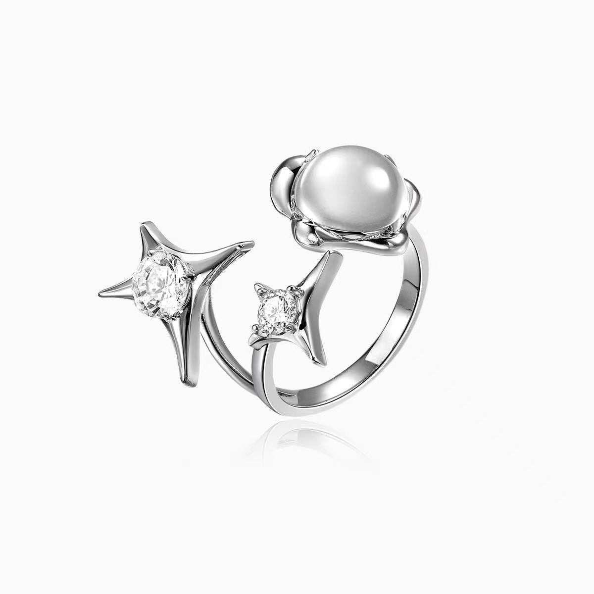 Clearance Vintage Creative Heart Hollow Butterfly Rings
