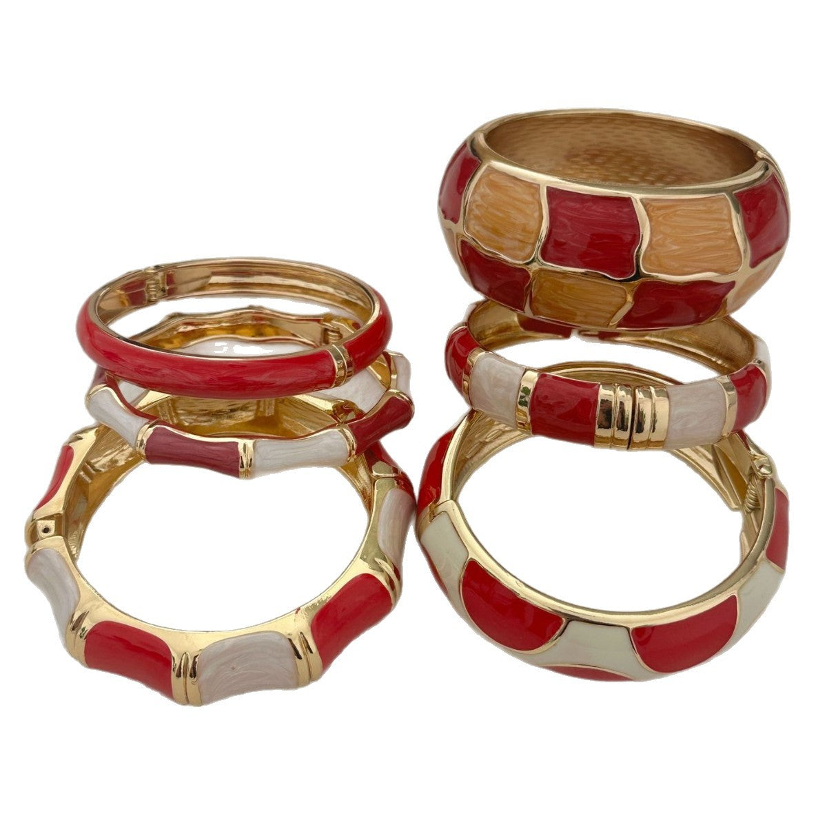 Alloy Female Personality Enamel Drop Oil Vacation Style Bracelets