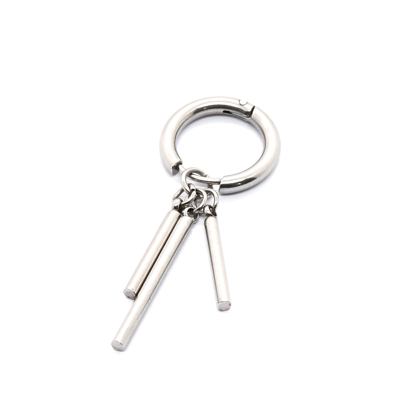 Men's Cross Punk Stainless Steel Trendy Art Born Earrings