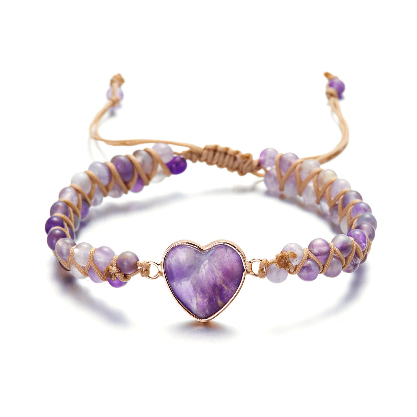 Weaving Winding Love Emperor Stone Beads Bracelets