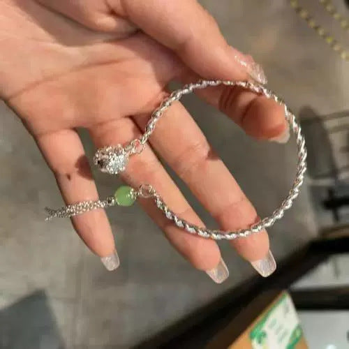 Women's High-grade Flash Zircon Simple Niche Exquisite Irregular Full Diamond Bracelet