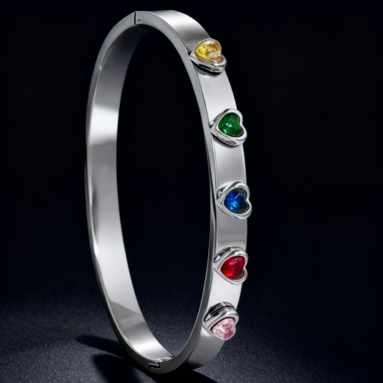 Titanium Steel Female Diamond High-grade Stainless Bracelet