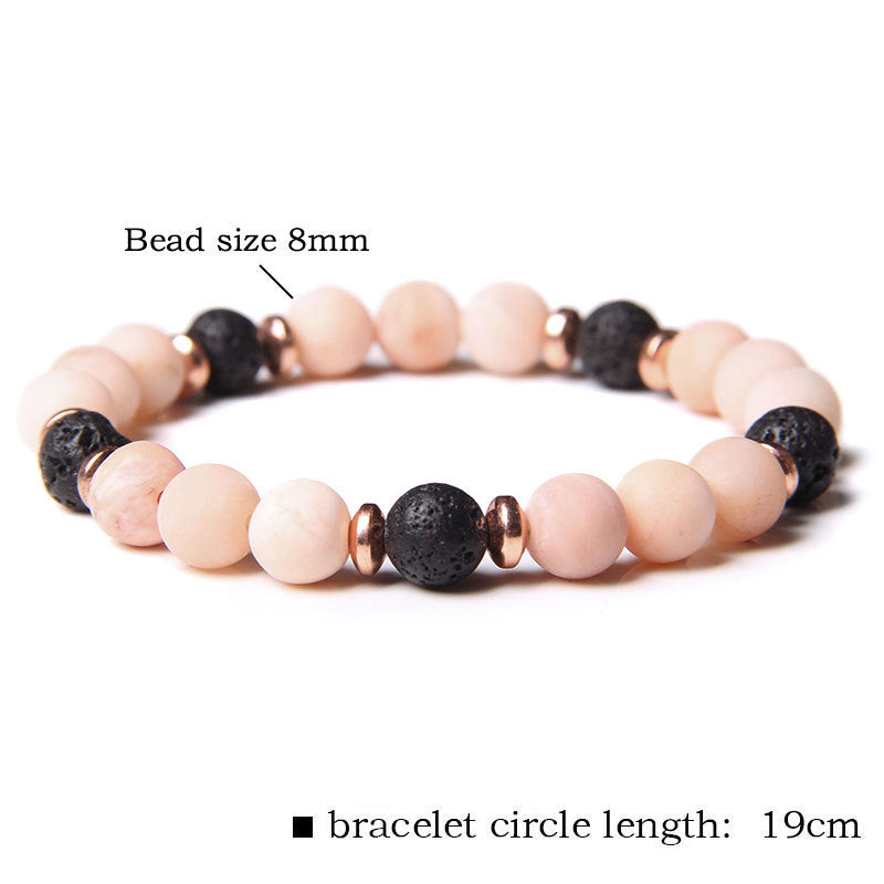 Bracelets essentiels en cristal pour femmes, hommes et cheveux noirs naturels