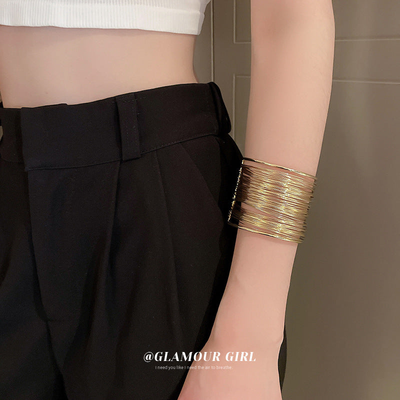 Exaggerated Armband Open-ended Niche Creative Design Personalized Cold Bracelet
