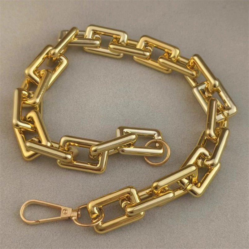 Buckle Geometric Square Chain Cold Wind Hip Necklaces