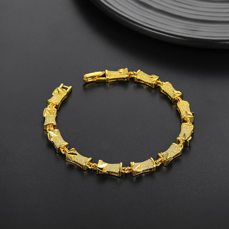 Mori Style Bamboo Leaf Alloy Fashion Bracelets