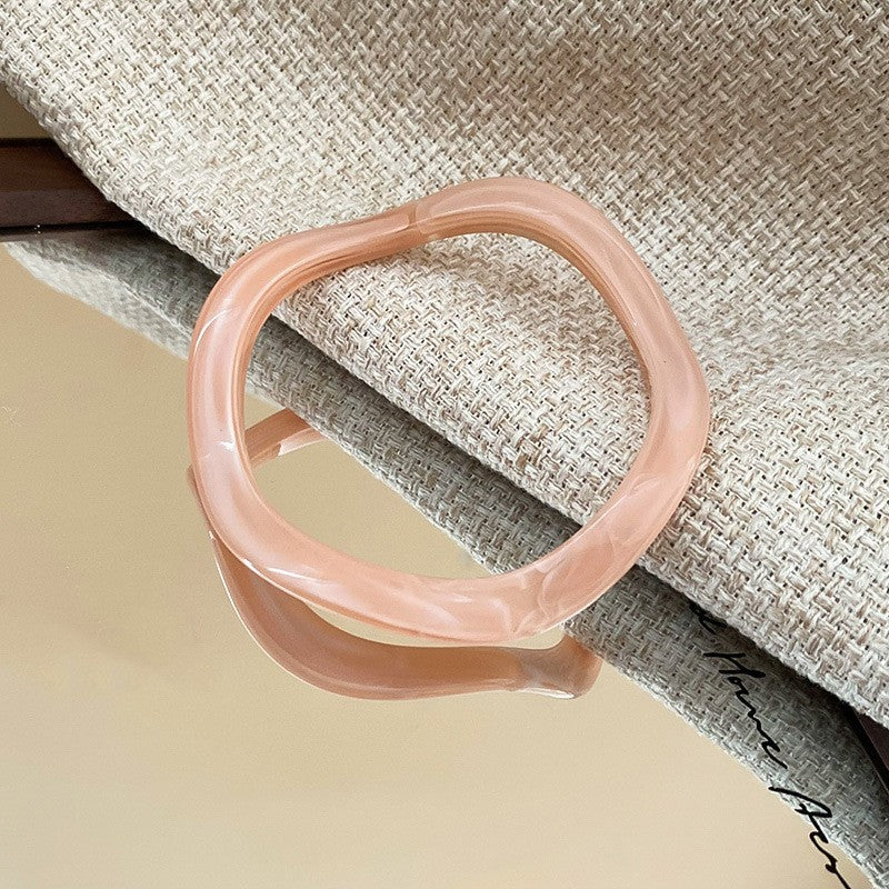 Irregular Resin Mori Style Simple Commute Light Bracelets