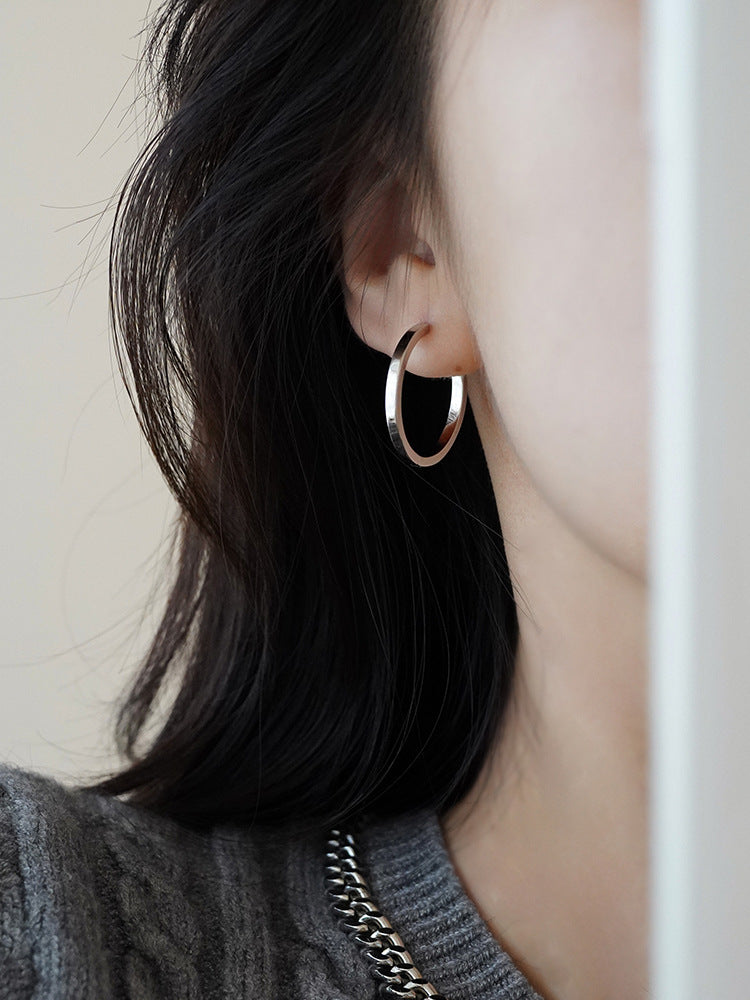 Style Hoop Design Simple Earclip Female Earrings