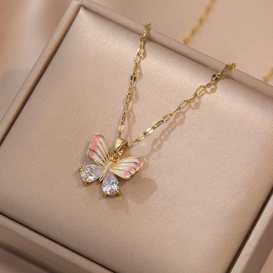 Women's Interest Light Luxury Design Pendant Elegant Necklaces