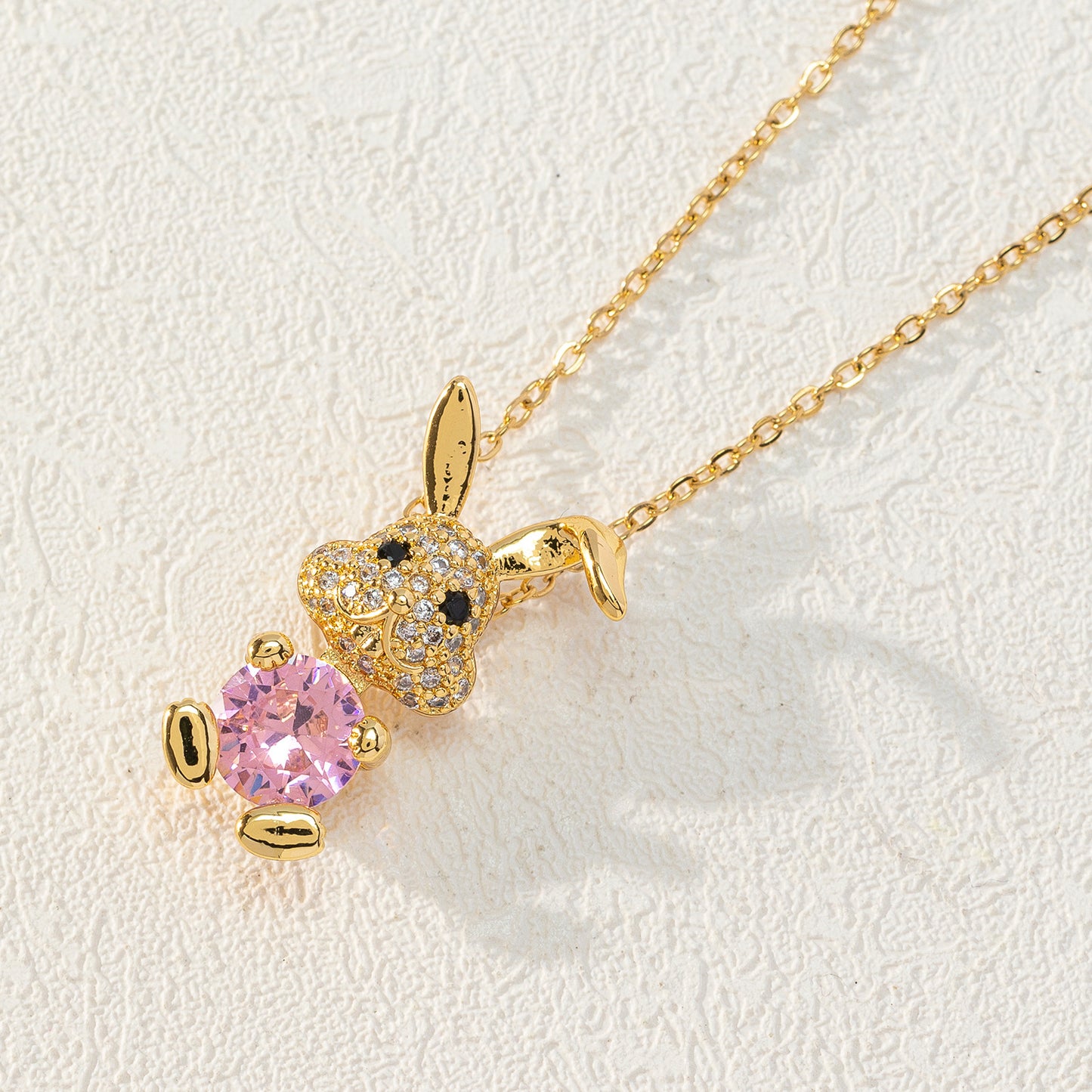 Cute Rabbit Female Summer Clavicle Chain Light Luxury Necklaces