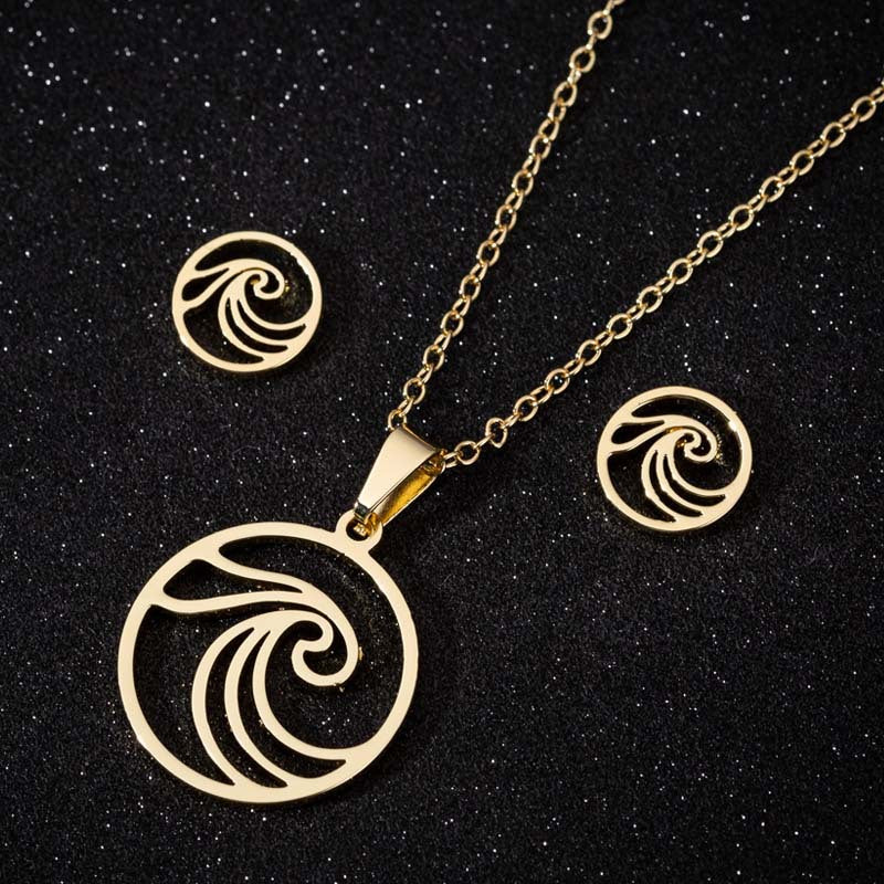 Women's & Men's Small Animal Cat Ear Three-piece Necklaces