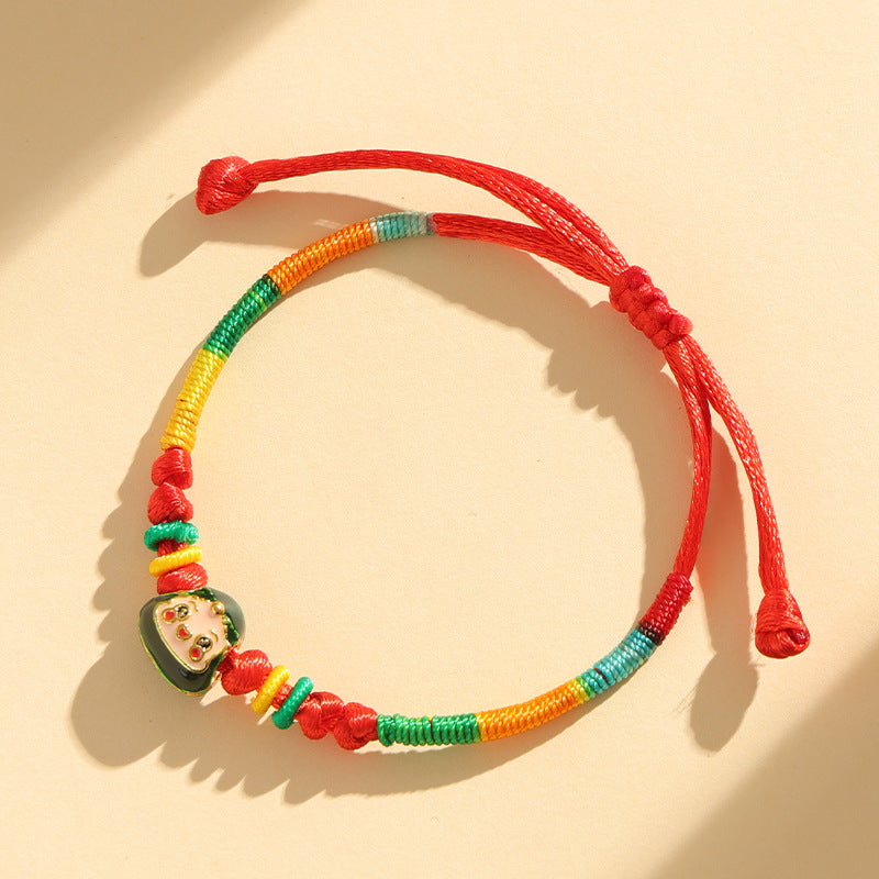 Children's Dragon Boat Festival Colorful Rope Hand-woven Small Carrying Bracelet