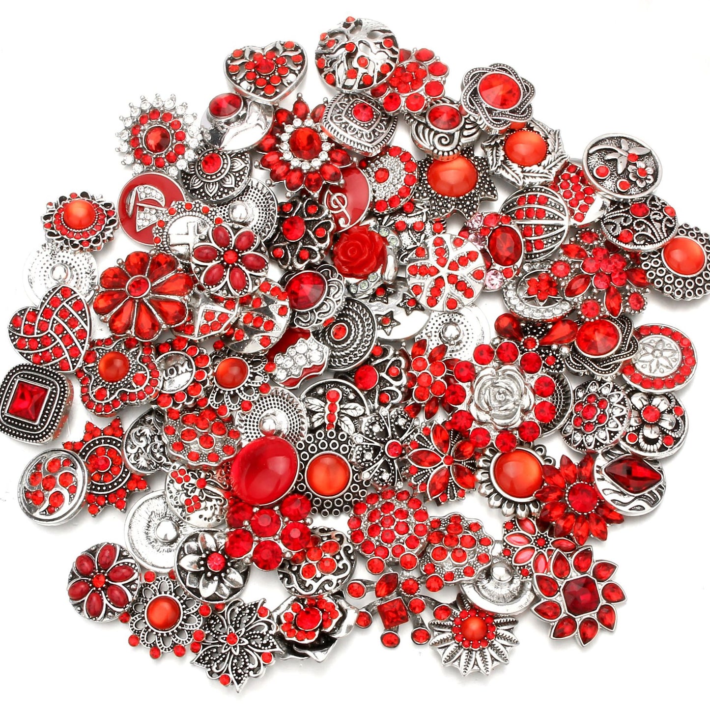 Versatile Solid Color Spot Drill Buttons Bracelets