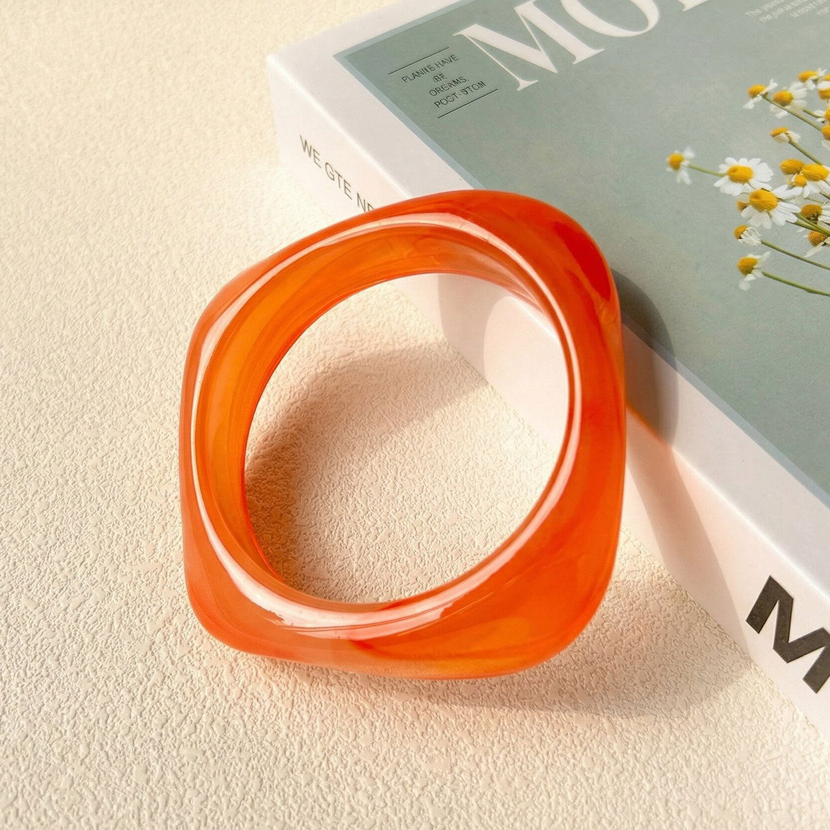Circle Resin Fashion Simple Niche Temperament Bracelets