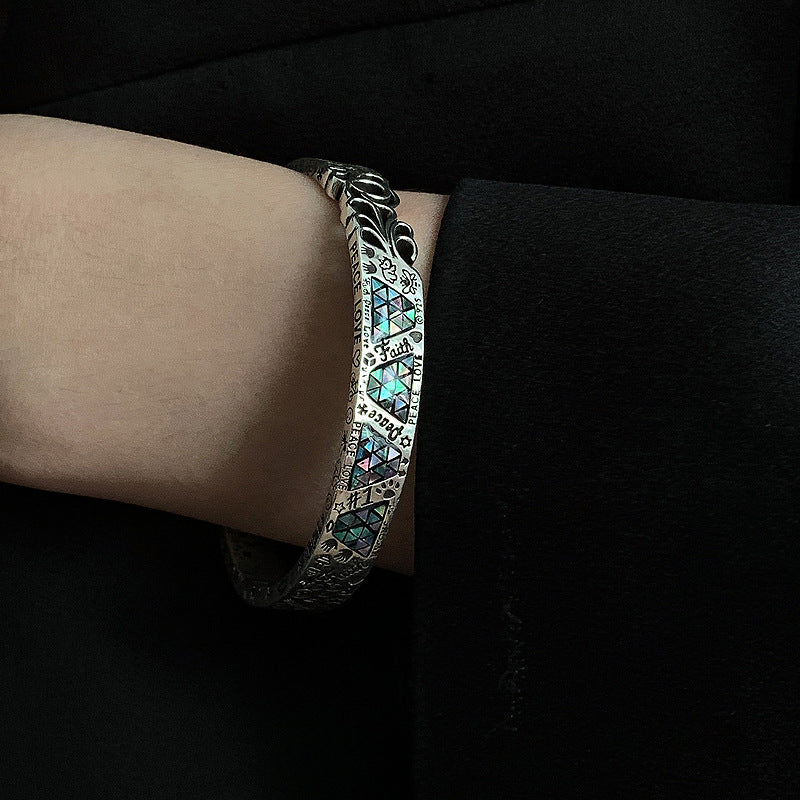 Totem Open-ended Female Style Niche Design Fashion Retro Characteristic Bracelets